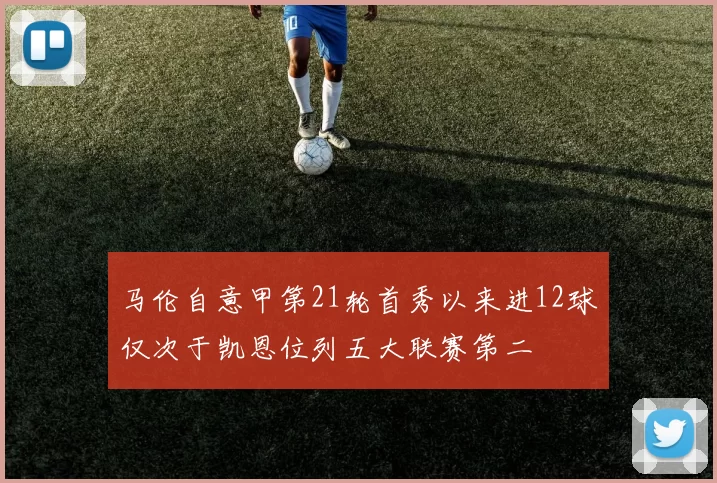 马伦自意甲第21轮首秀以来进12球仅次于凯恩位列五大联赛第二